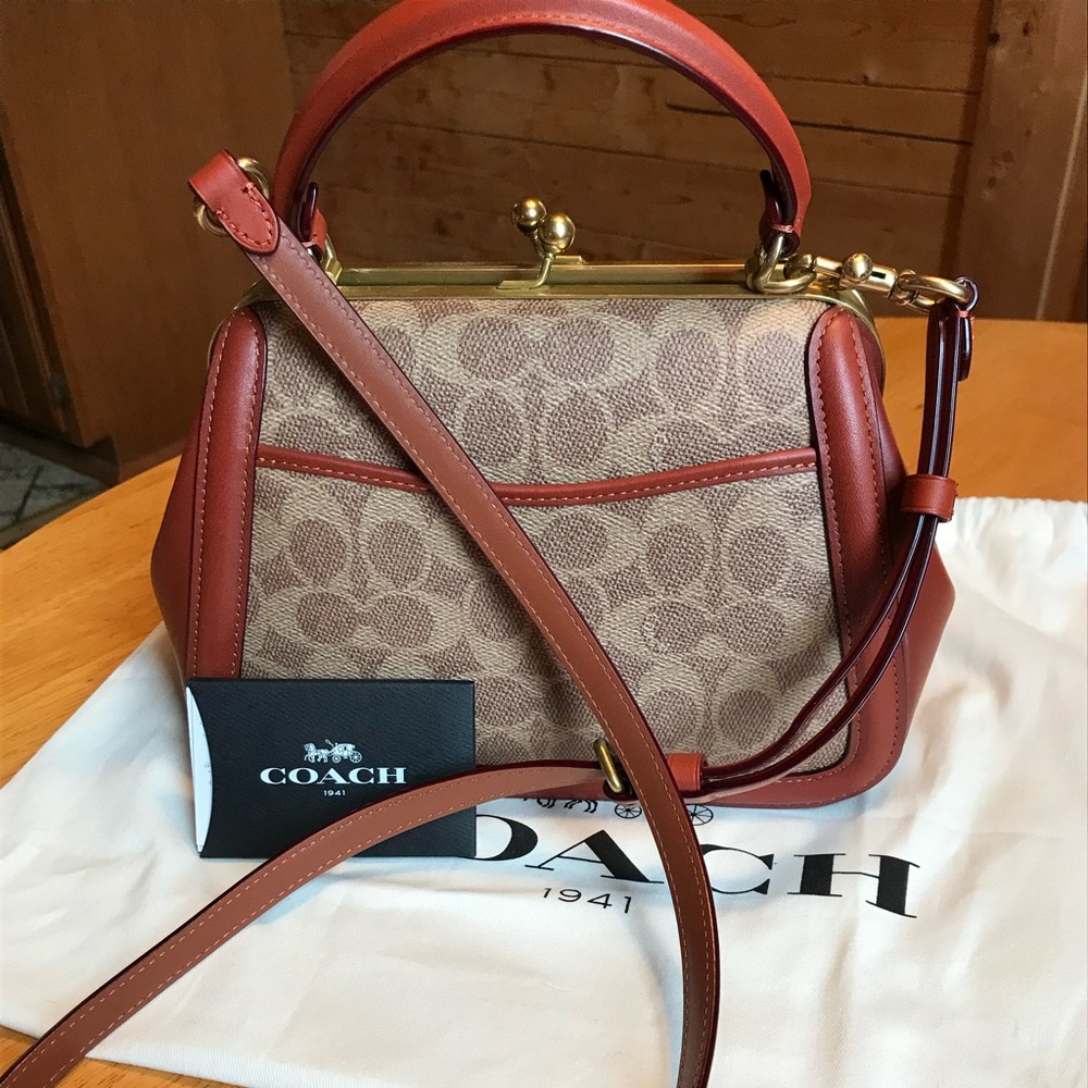 Coach Kisslock Handbag